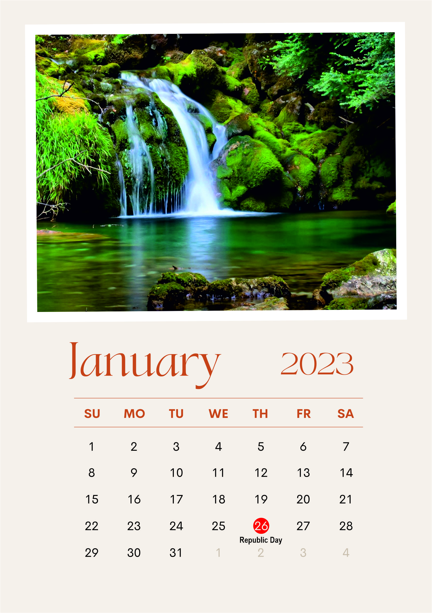 PERSONALIZED PHOTO CALENDER